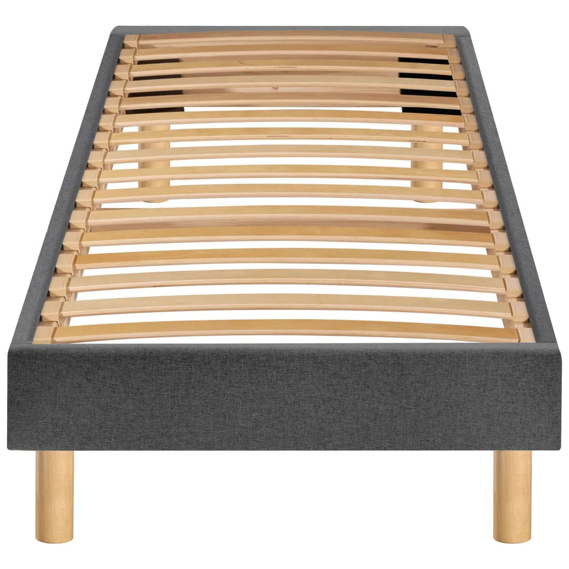Ensemble sommier et matelas ressorts ensachés ferme Merinos Enjoy Bleu