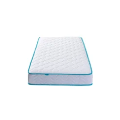 Ensemble sommier et matelas ressorts ensachés ferme Merinos Enjoy Bleu