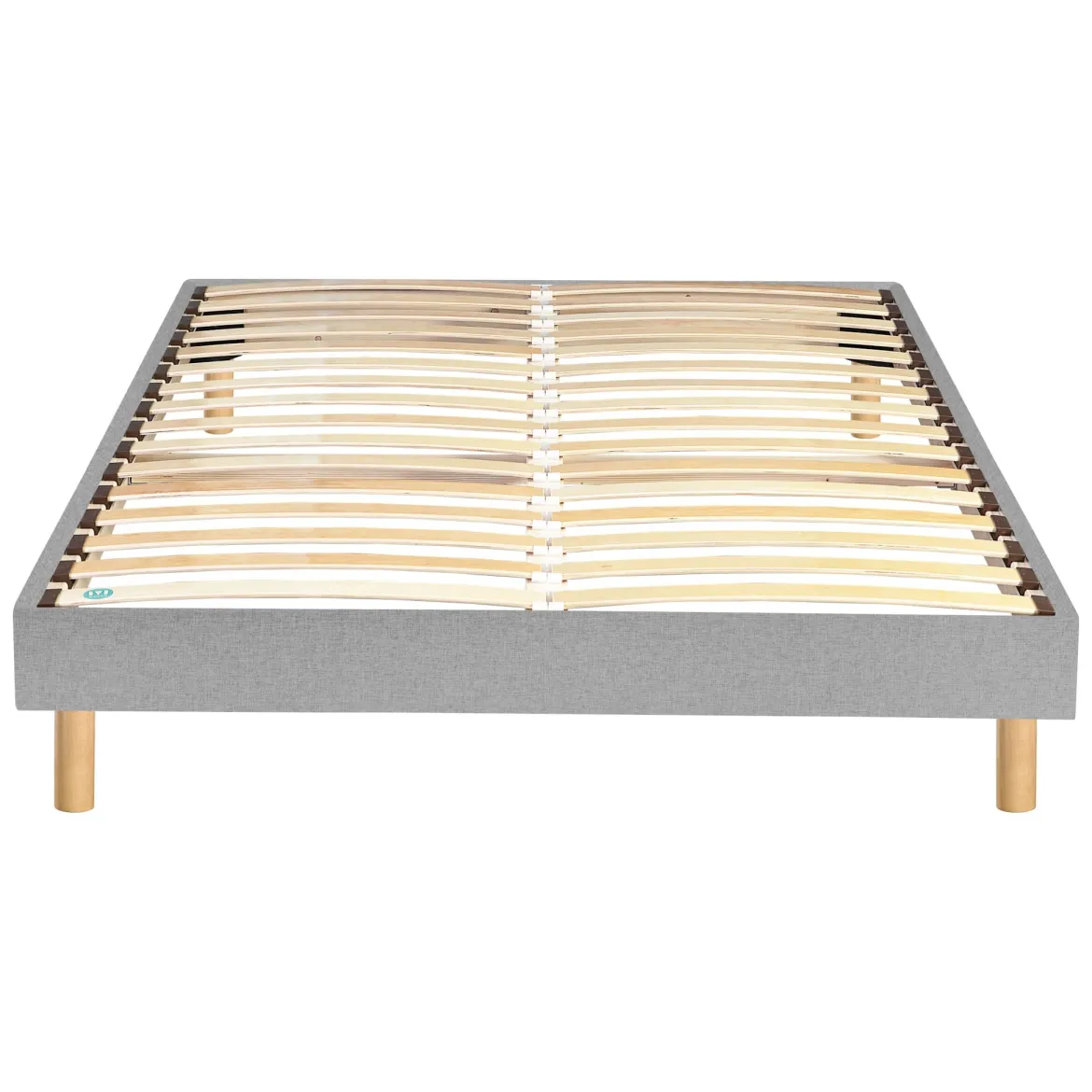 Ensemble sommier et matelas ressorts ensachés ferme Merinos Enjoy Bleu