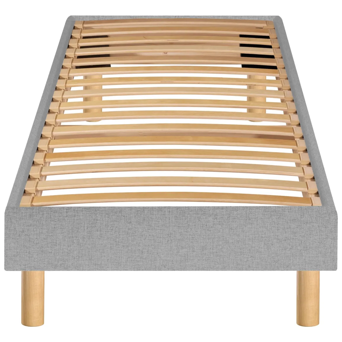 Ensemble sommier et matelas ressorts ensachés ferme Merinos Enjoy Bleu