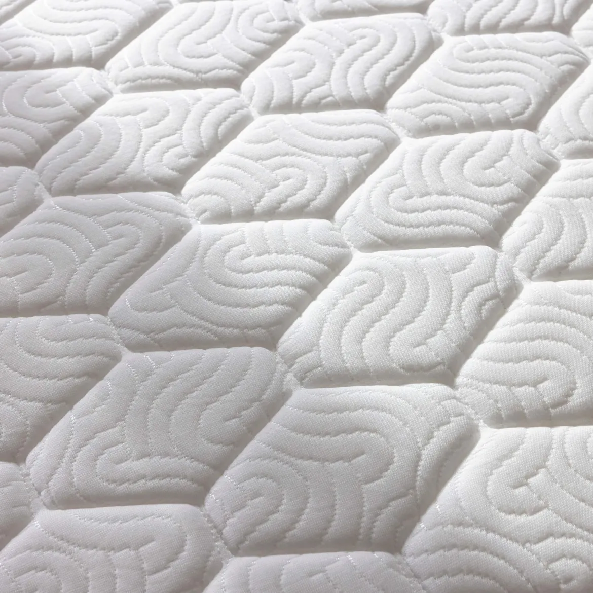 Ensemble sommier et matelas ressorts ensachés ferme Merinos Enjoy Bleu