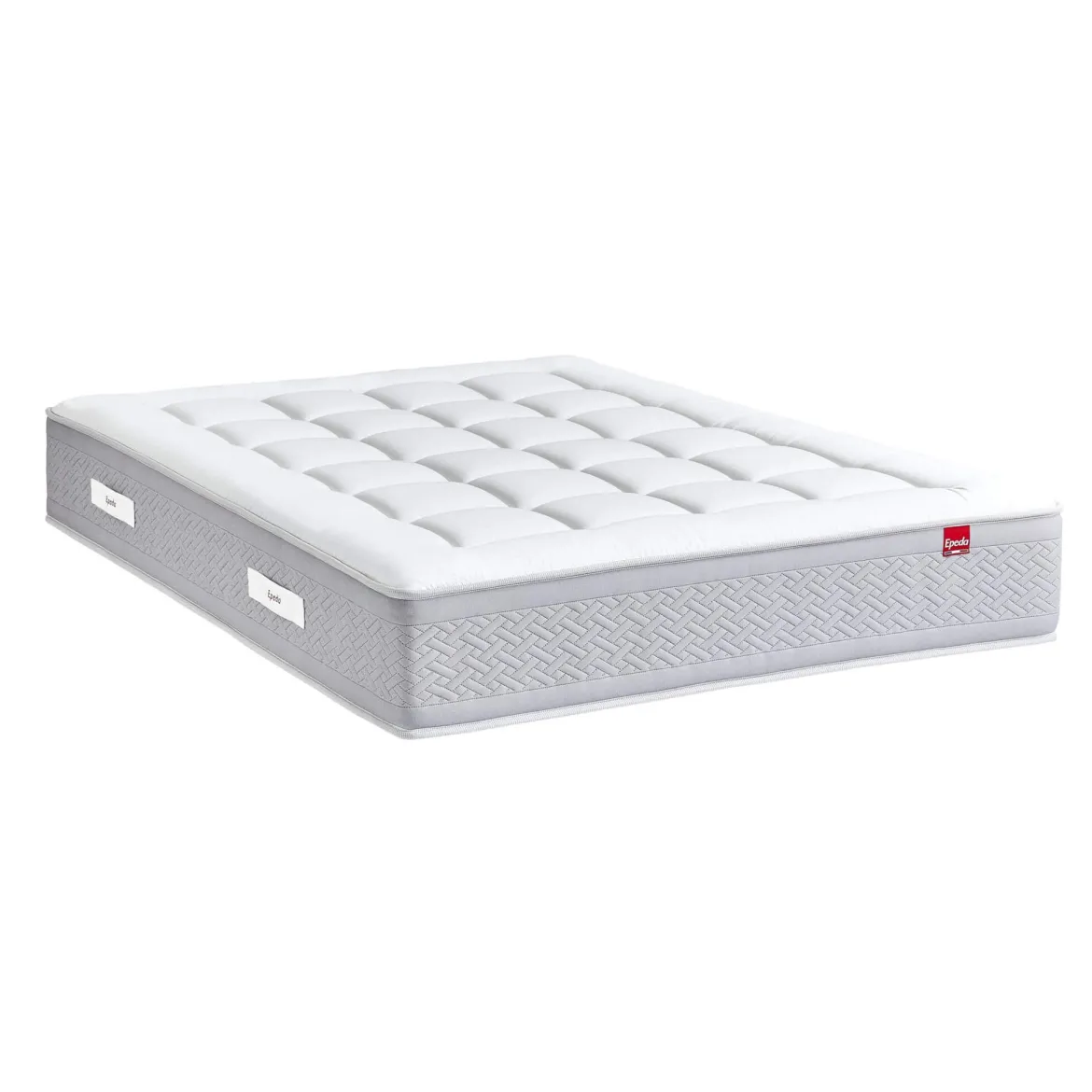 Ensemble sommier et matelas ressorts ensachés mi-ferme Epeda Le Majestueux