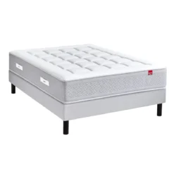 Ensemble sommier et matelas ressorts ensachés mi-ferme Epeda Le Majestueux