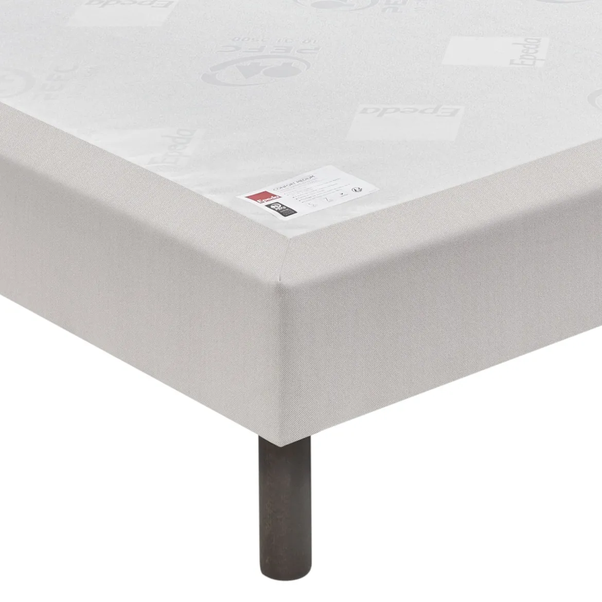 Ensemble sommier et matelas ressorts ensachés mi-ferme Epeda Le Majestueux