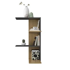 Etagère murale d'angle en bois - ET13038