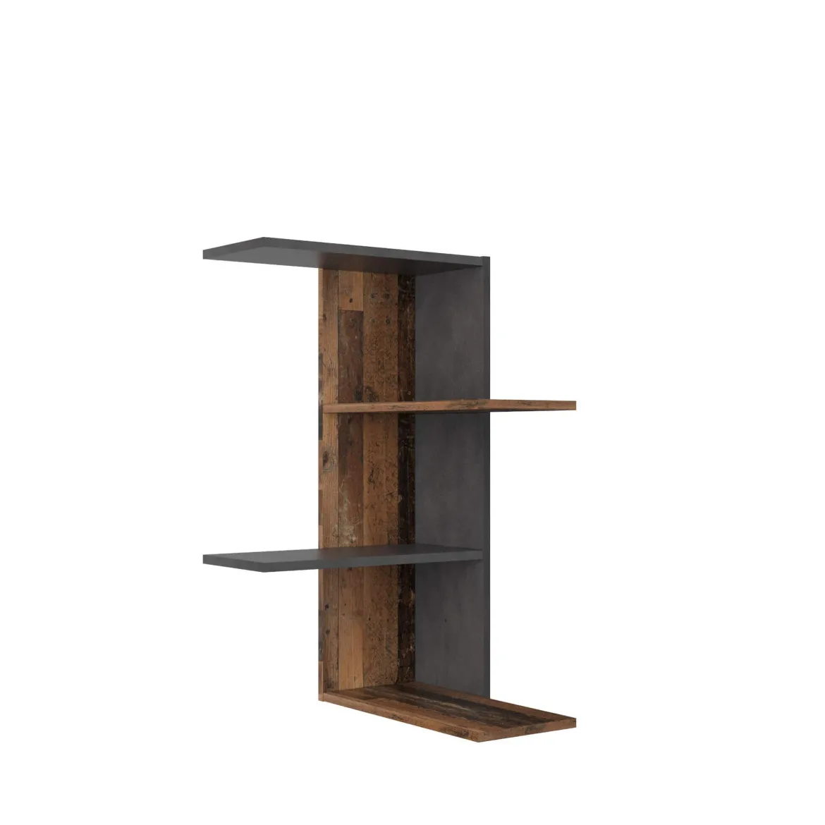 Etagère murale d'angle en bois - ET13038