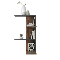 Etagère murale d'angle en bois - ET13038
