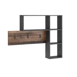 Etagère murale + porte manteaux - ET13052