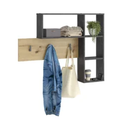 Etagère murale + porte manteaux - ET13052