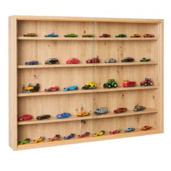 Etagère murale style vitrine en bois - ET12114