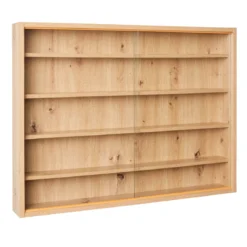 Etagère murale style vitrine en bois - ET12114