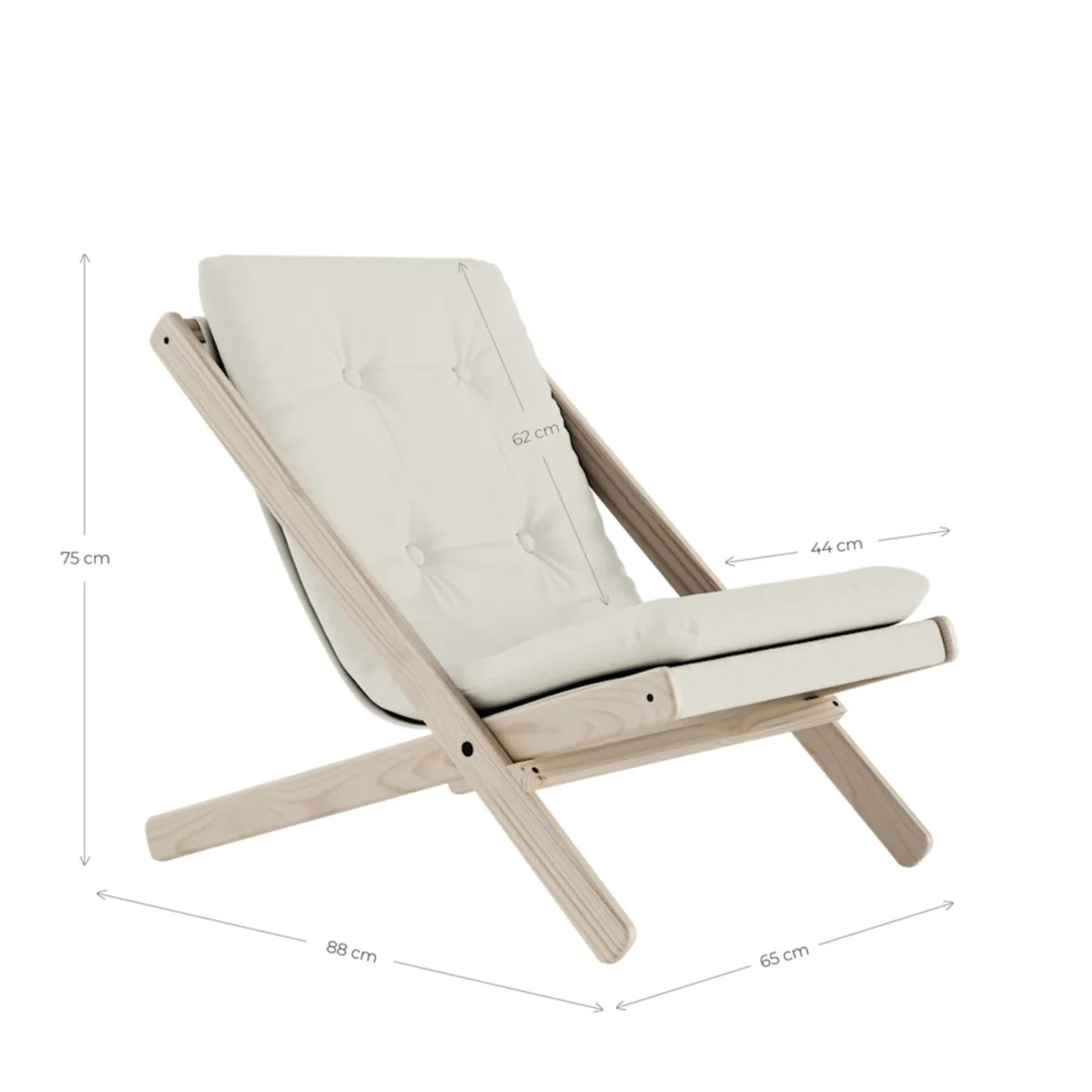 Fauteuil BOOGIE en tissu