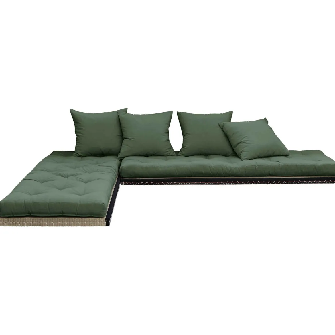 Futon canapé lit 3 places 2x70x200 CHICO