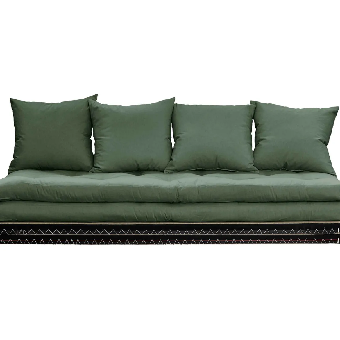 Futon canapé lit 3 places 2x70x200 CHICO