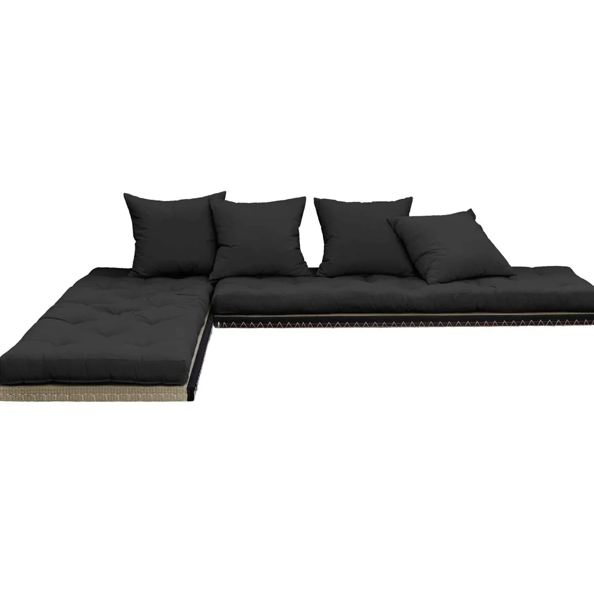 Futon canapé lit 3 places 2x70x200 CHICO