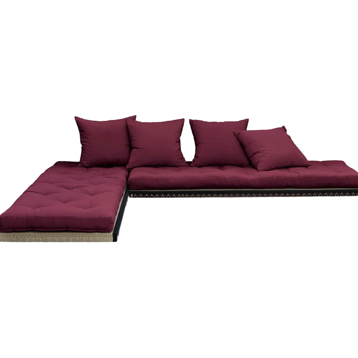 Futon canapé lit 3 places 2x70x200 CHICO