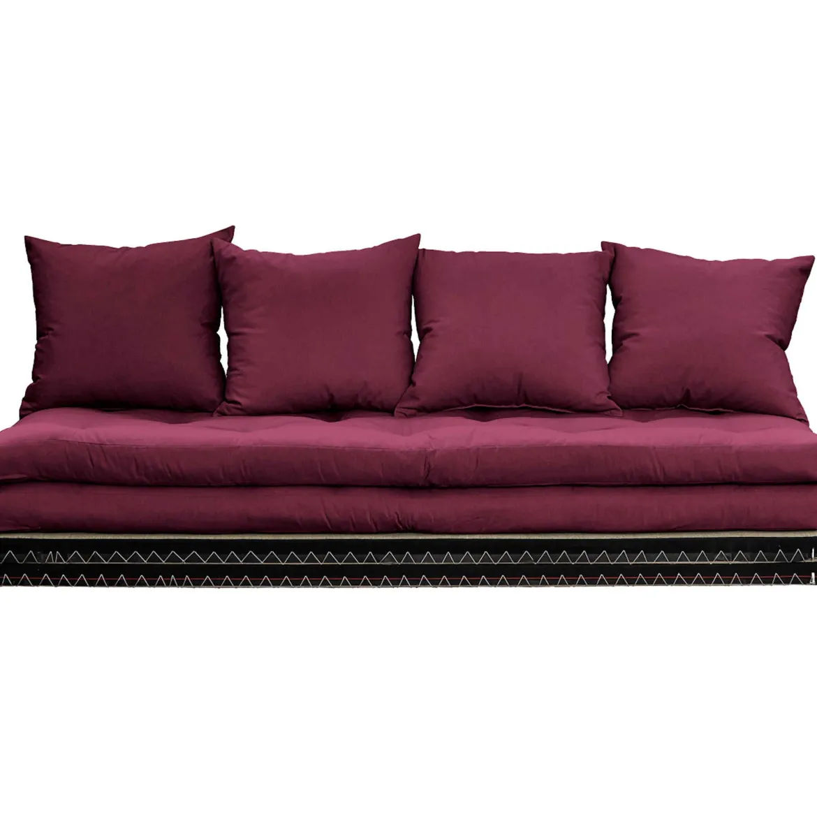 Futon canapé lit 3 places 2x70x200 CHICO