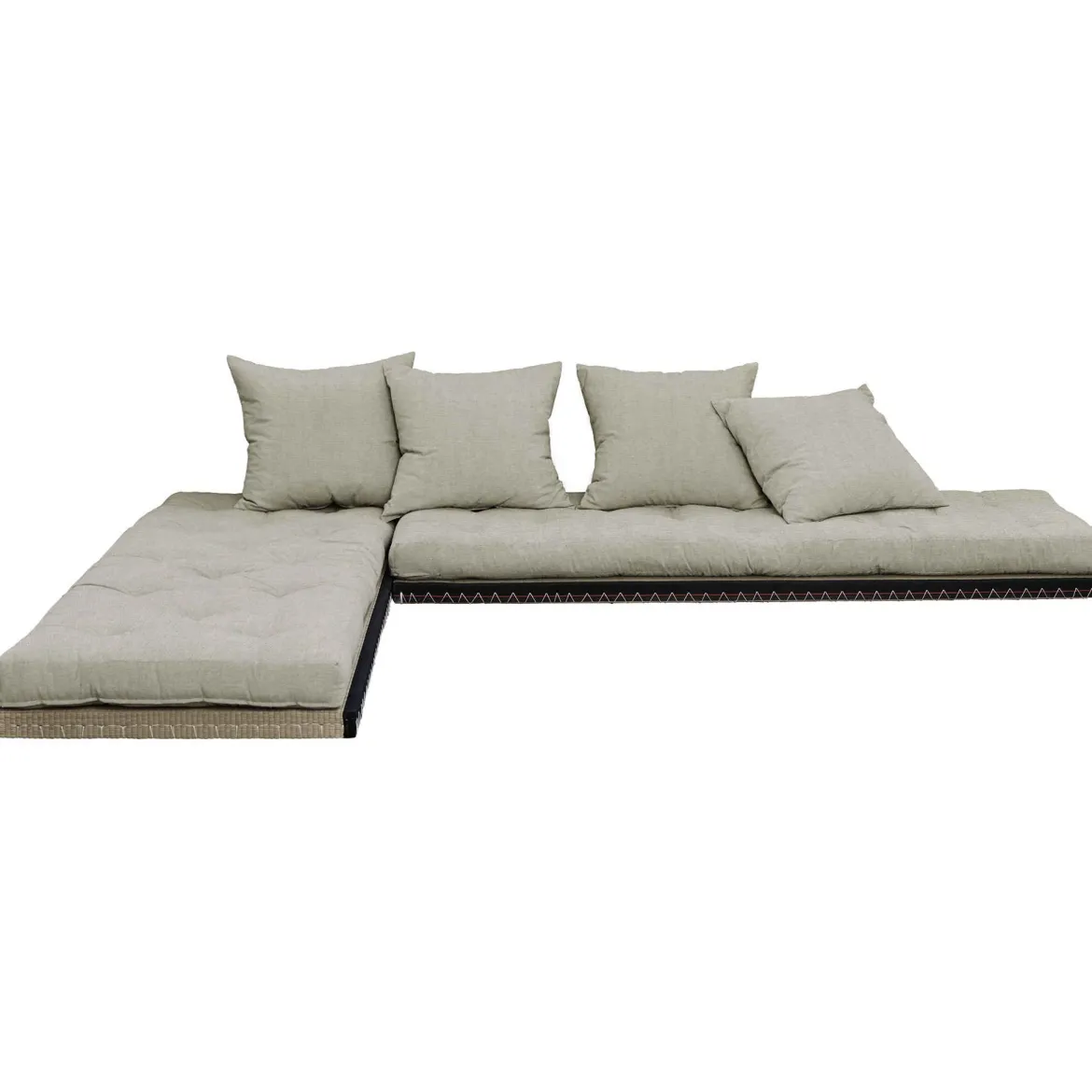 Futon canapé lit 3 places 2x70x200 CHICO