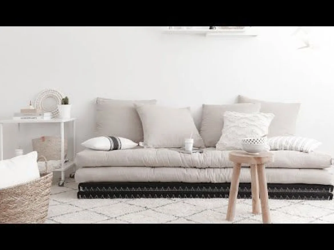 Futon canapé lit 3 places 2x70x200 CHICO