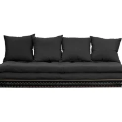 Futon canapé lit 3 places 2x70x200 CHICO