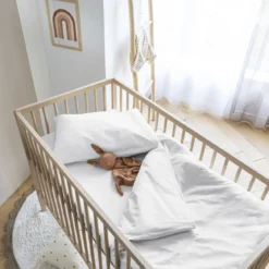 Housse de couette bébé coton lavé 80x120 - SOMEO