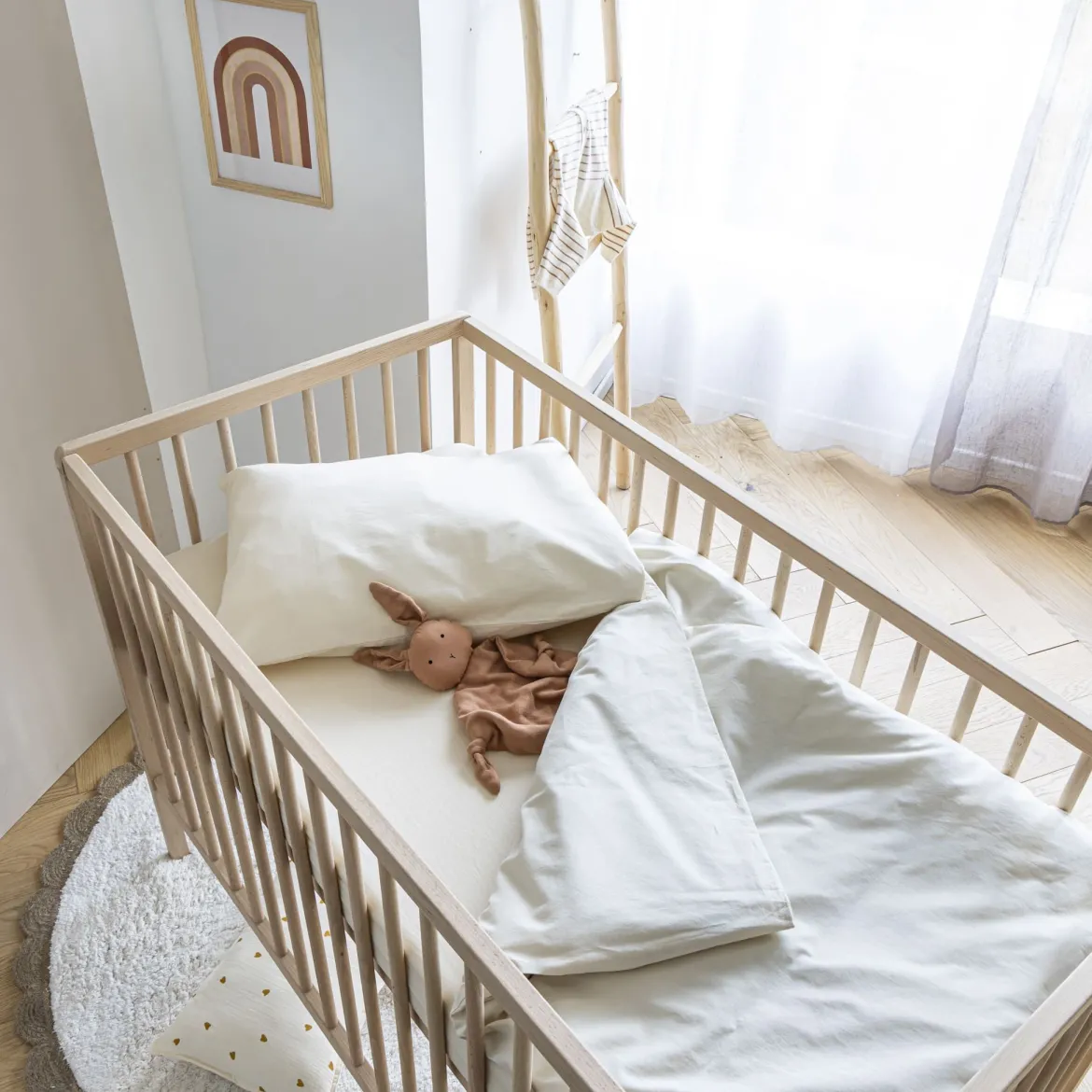 Housse de couette bébé coton lavé 80x120 - SOMEO