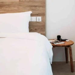Housse de couette 100% coton blanc - Tradilinge