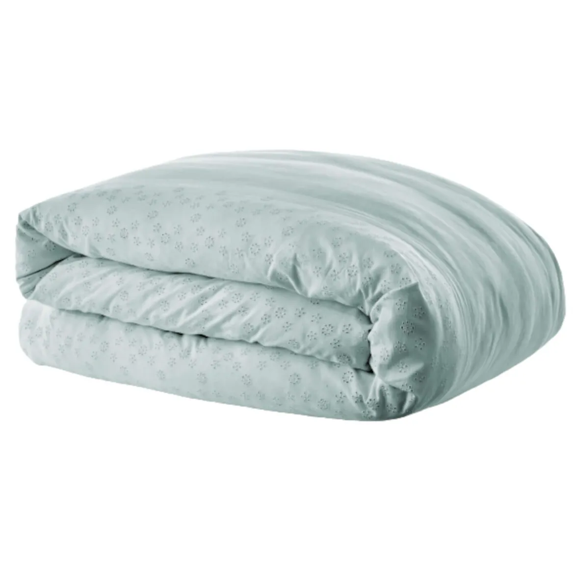 Housse de couette 100% coton broderie anglaise