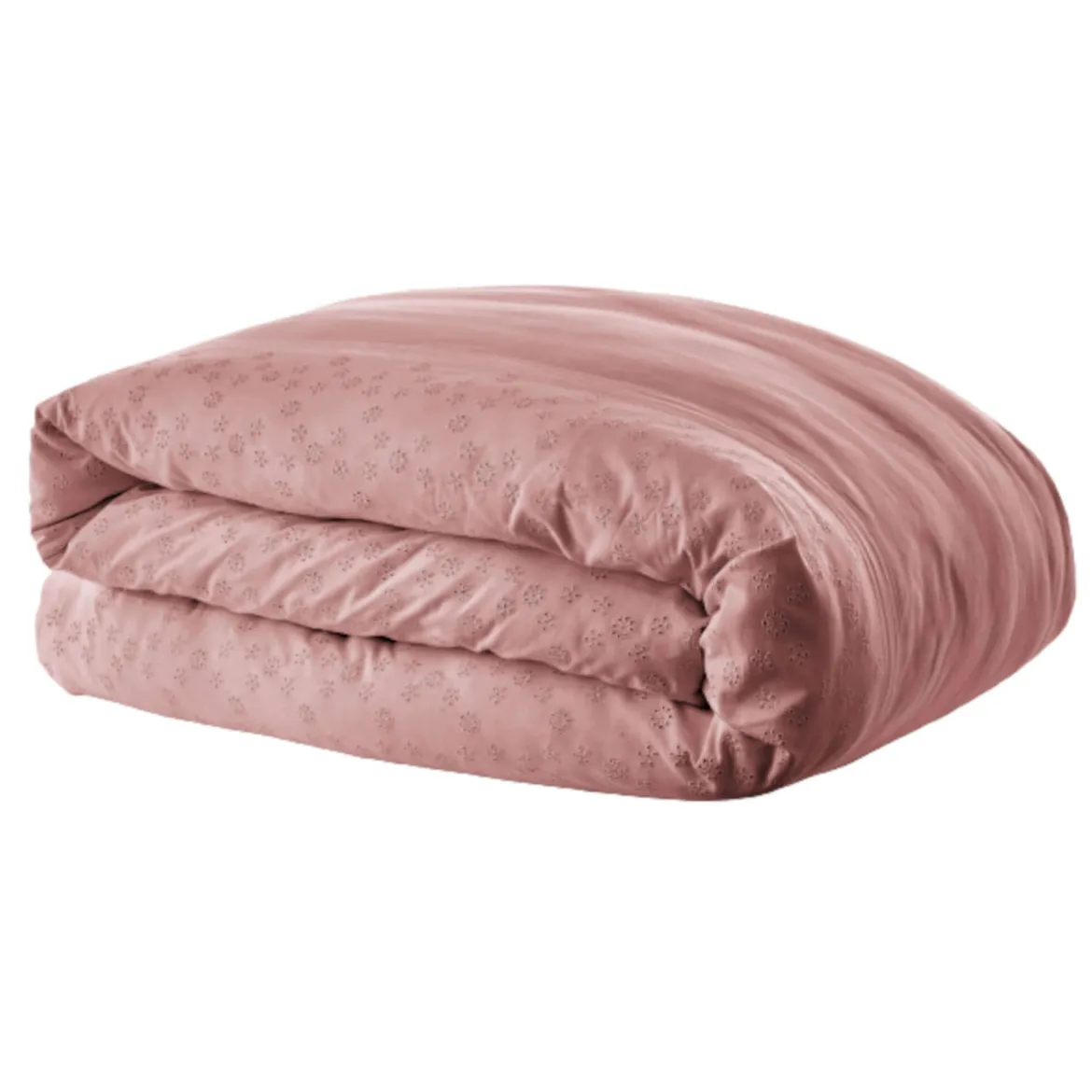Housse de couette 100% coton broderie anglaise
