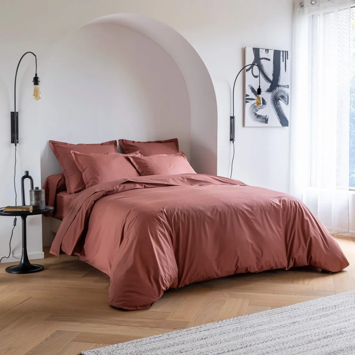 Housse de couette coton percale - SOMEO