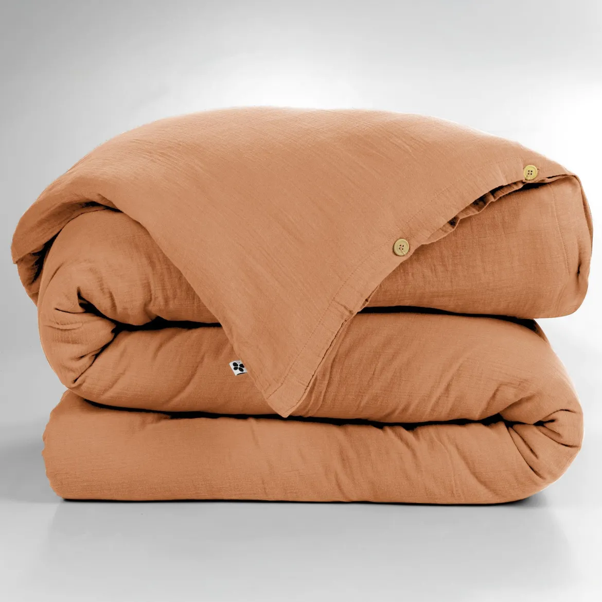Housse de couette double gaze de coton