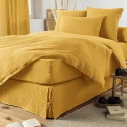 Housse de couette double gaze de coton