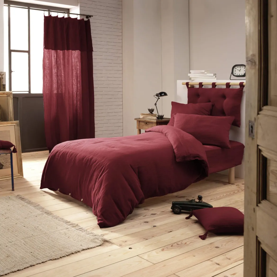 Housse de couette double gaze de coton