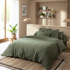 Housse de couette gaze de coton Terre de Nuit NOA