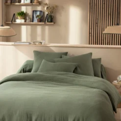 Housse de couette gaze de coton Terre de Nuit NOA