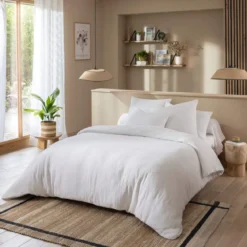 Housse de couette gaze de coton Terre de Nuit NOA