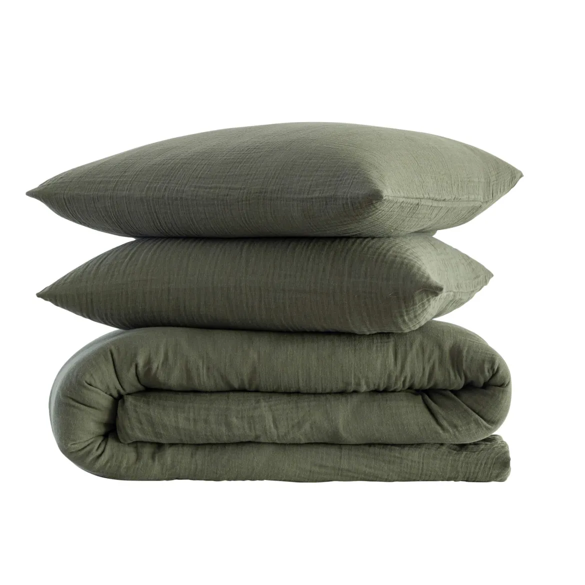 Housse de couette gaze de coton Terre de Nuit NOA