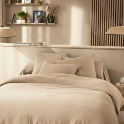 Housse de couette gaze de coton Terre de Nuit NOA