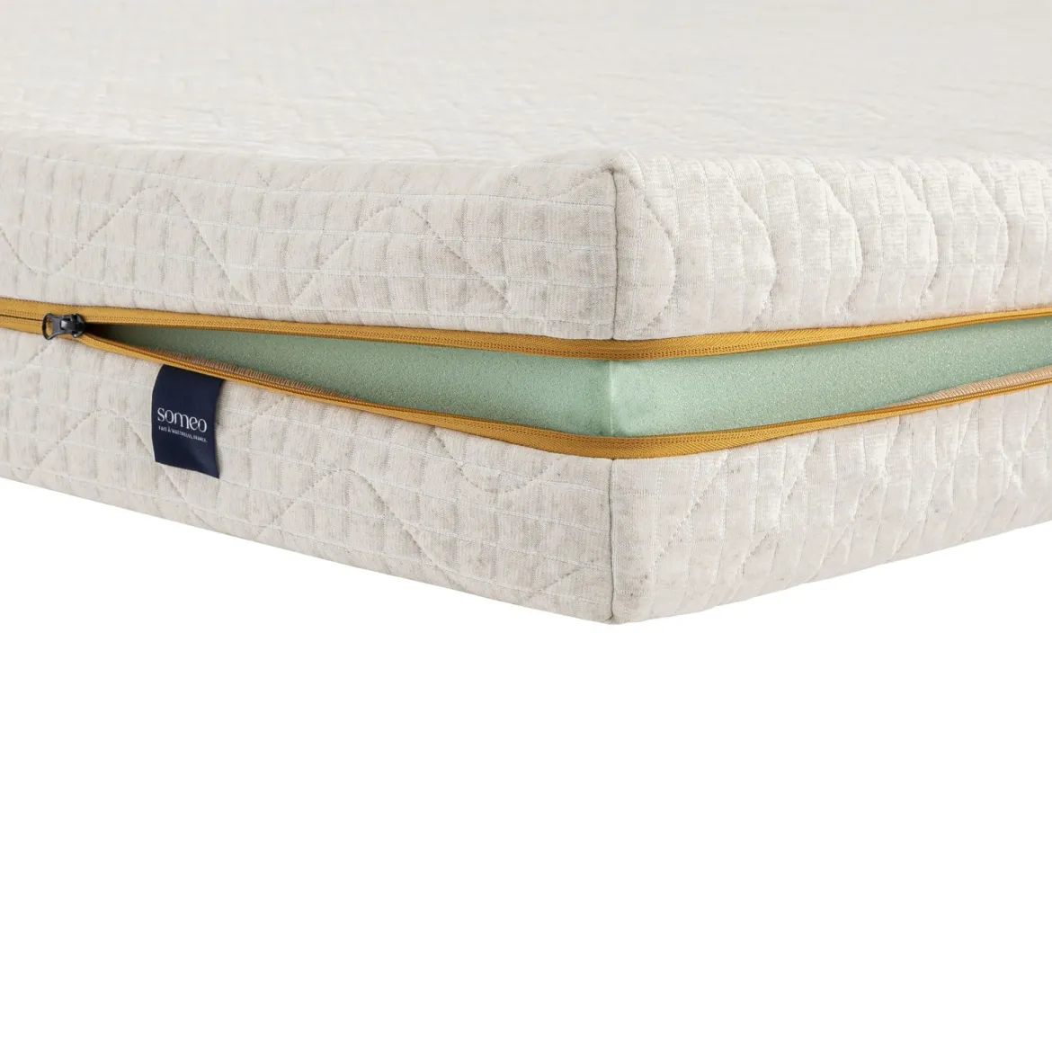 Housse naturelle de remplacement pour matelas Aube 400 - SOMEO