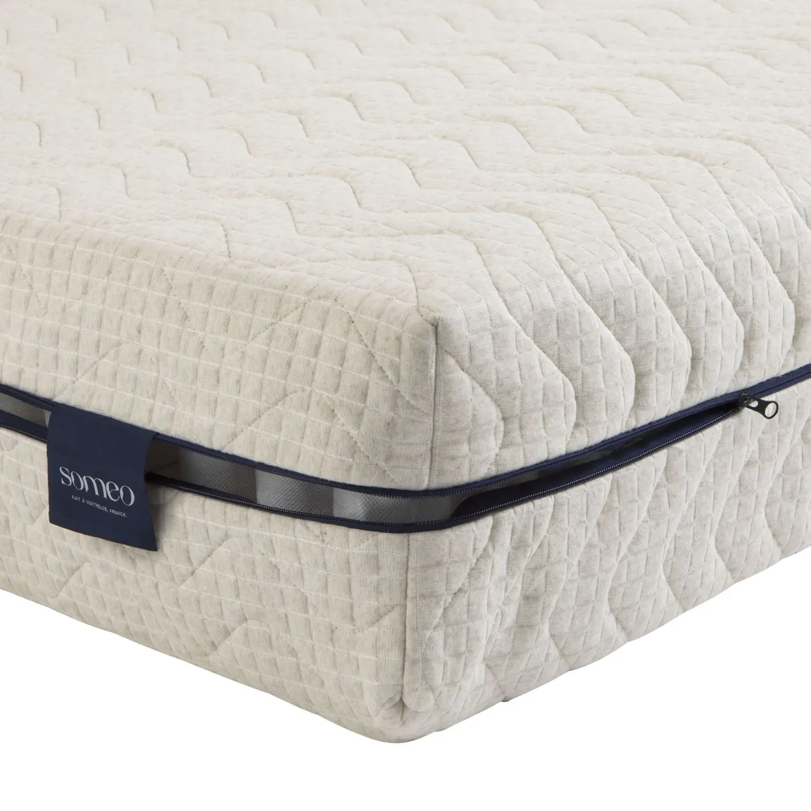 Housse naturelle de remplacement pour matelas Aube 600 - SOMEO