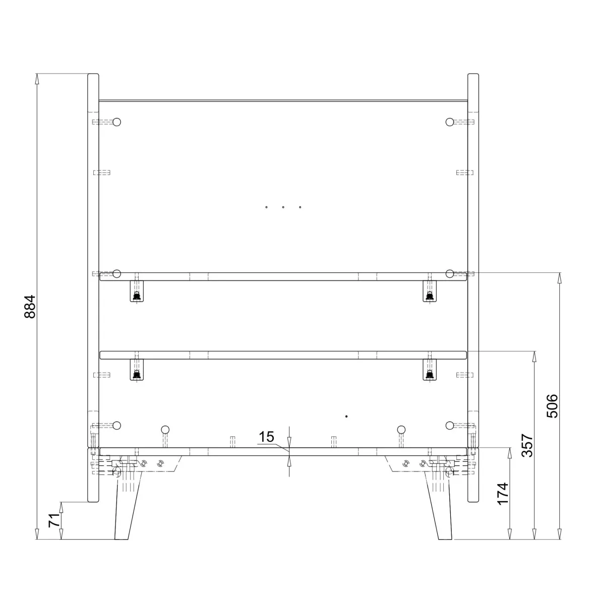 Lit bébé évolutif LOUISON 70x140 - LT7087
