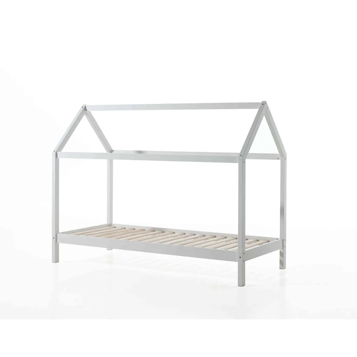 Lit cabane enfant en bois massif 90x200 - LT2020