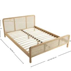 Lit cannage en pin massif ANNA - LT17018