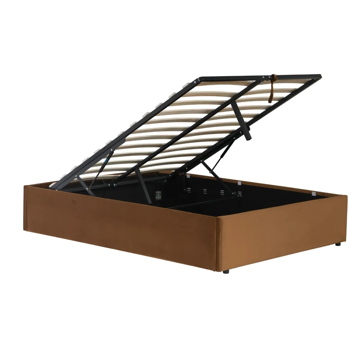 Lit coffre en velours