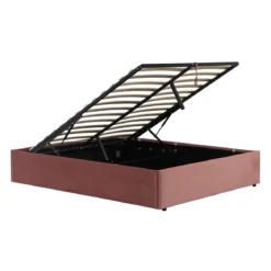 Lit coffre en velours