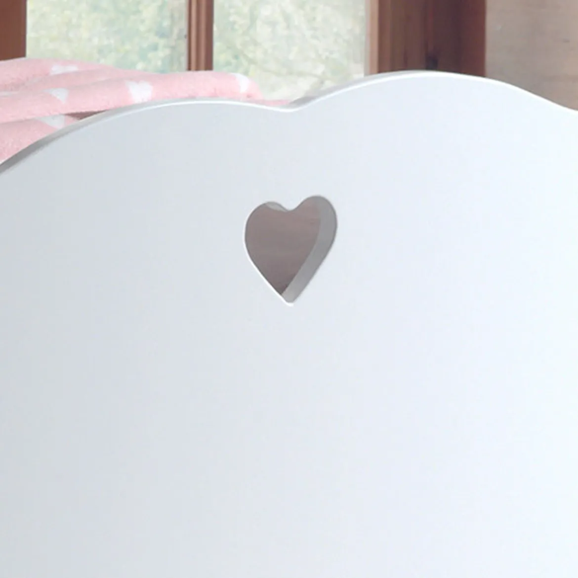 Lit Enfant Baldaquin en Bois Blanc 90x200 LB2001