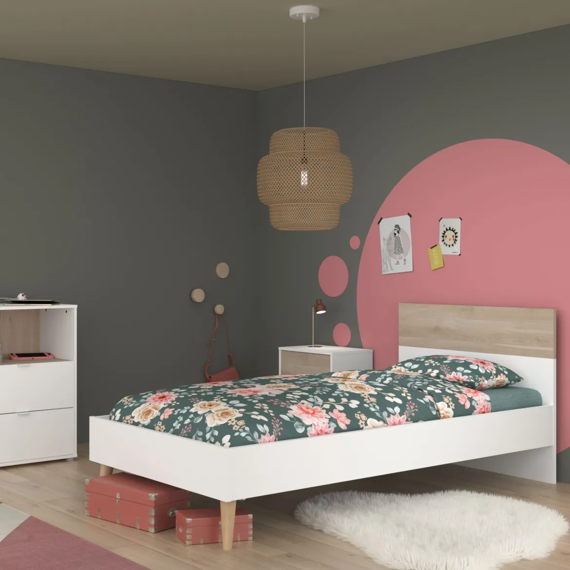 Lit enfant bicolore GABY