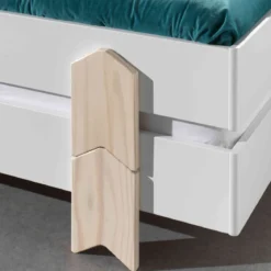 Lit enfant en bois avec pieds flèche 90x200 cm - LT2053