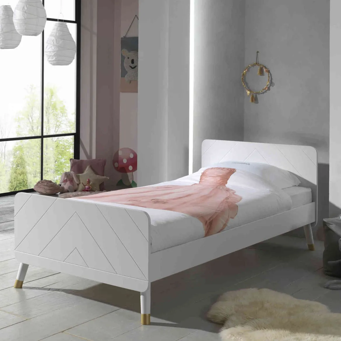 Lit enfant en bois massif 90x200 - LI2031