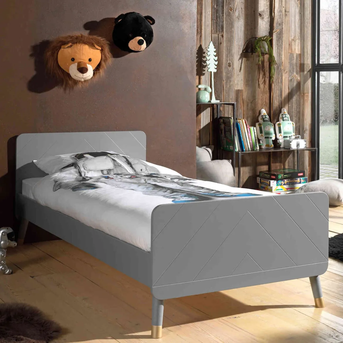 Lit enfant en bois massif 90x200 - LI2031
